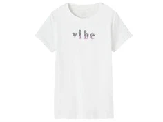 Name It bright white paillet top